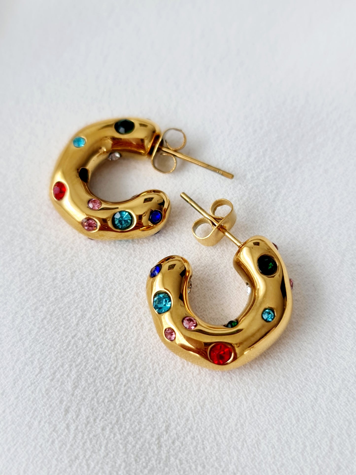 Brincos Sparkle Hoops